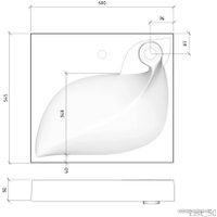 Умывальник Madera List 55