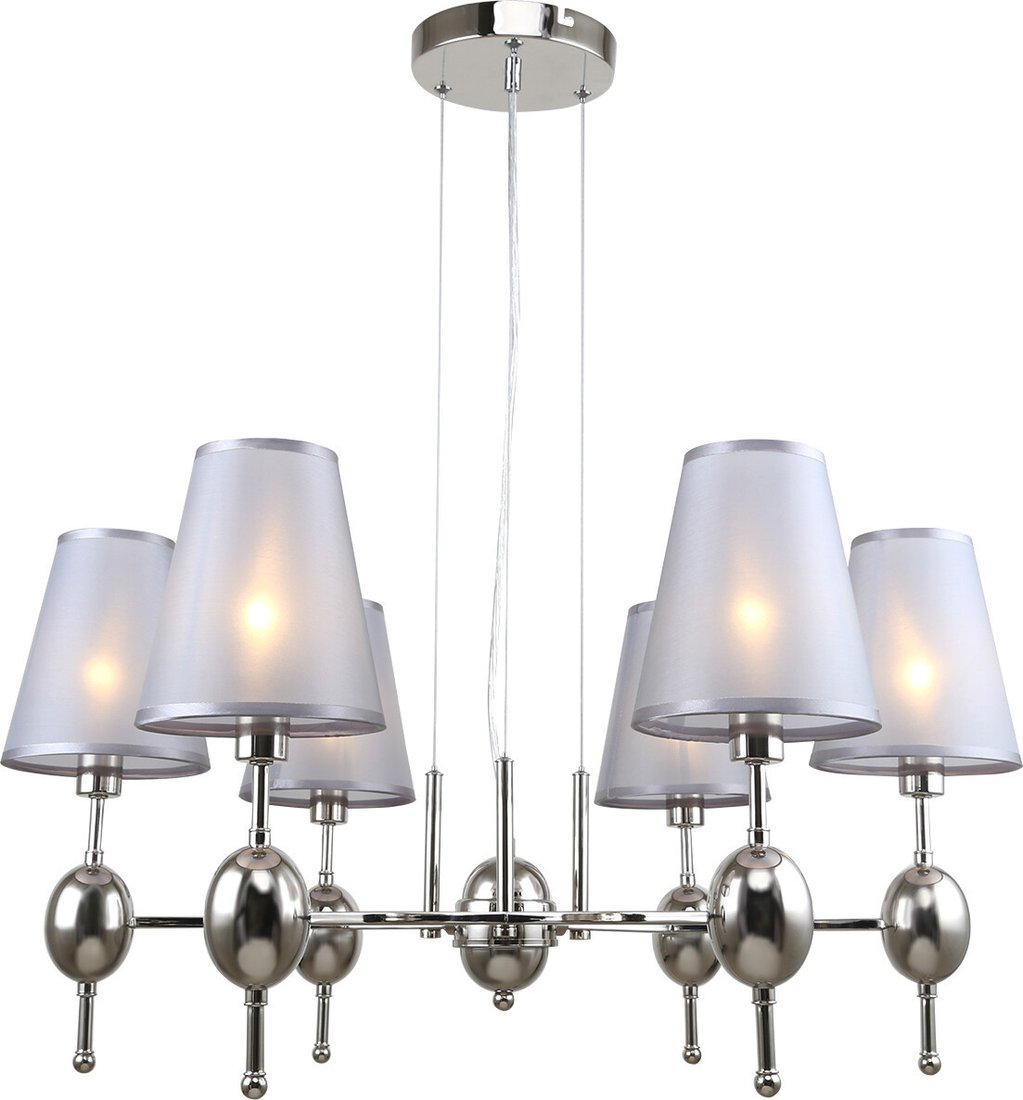 

Подвесная люстра Escada Elegy 2106/6S E14*40W Nickel