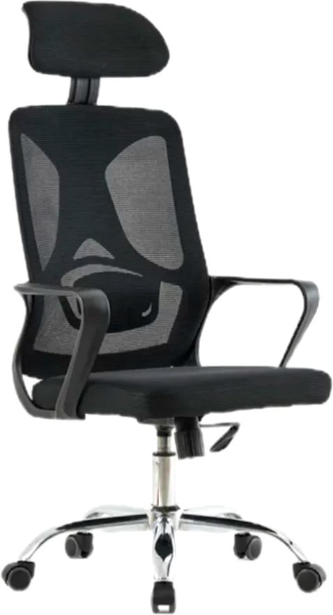 

Офисное кресло SitUp Bima black Chrome (сетка Black/ Black)