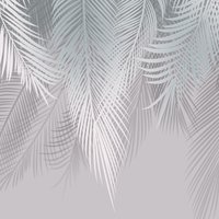 Фотообои Citydecor Пальмовые листья 400х260 бирюза-серый