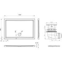 Душевой поддон Lavinia Boho One 3701712S 120х80