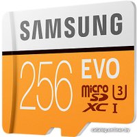 Карта памяти Samsung Evo microSDXC 256GB + адаптер
