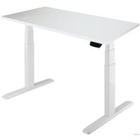 Стол для работы стоя ErgoSmart Unique Ergo Desk 1360x800x36мм (альпийский белый/белый) в Бресте