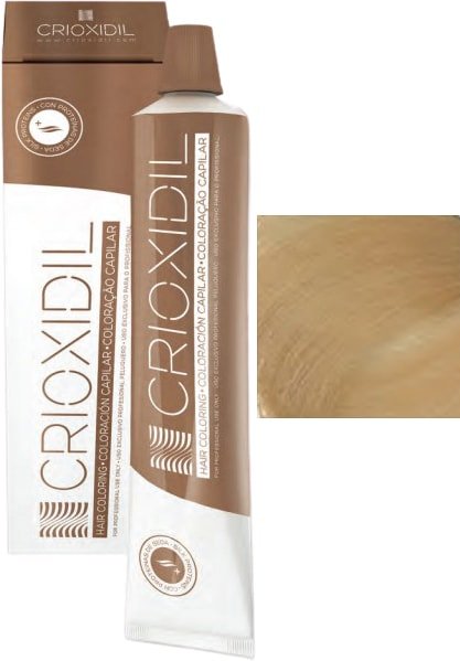 Крем-краска для волос Crioxidil Silk Color 10.21tc пепельно-перламутровый блонд