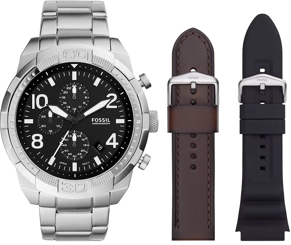 

Наручные часы со сменной частью Fossil Bronson FS5968SET