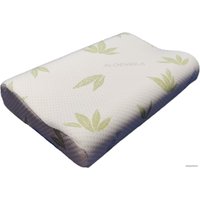 Ортопедическая подушка Familytex ППУ М С памятью формы ППУМ алоэ вера (50x33x8/11)