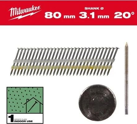 

Гвозди для пистолета Milwaukee 4932492589 (1750 шт)