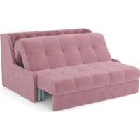 Диван Мебель-АРС Аккордеон Барон №6 НПБ 140x200 (велюр пудра НВ-178/18)