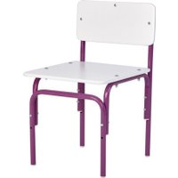 Детский стул Фея Мой малыш 0002742.30 (белый/фиолетовый)