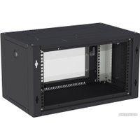 Шкаф телекоммуникационный Arsenal AR-9U 60x45 см (черный, дверь стекло)