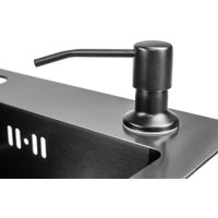 Кухонная мойка Saniteco 5045 Nano (с сифоном, дозатором и коландером) в Борисове