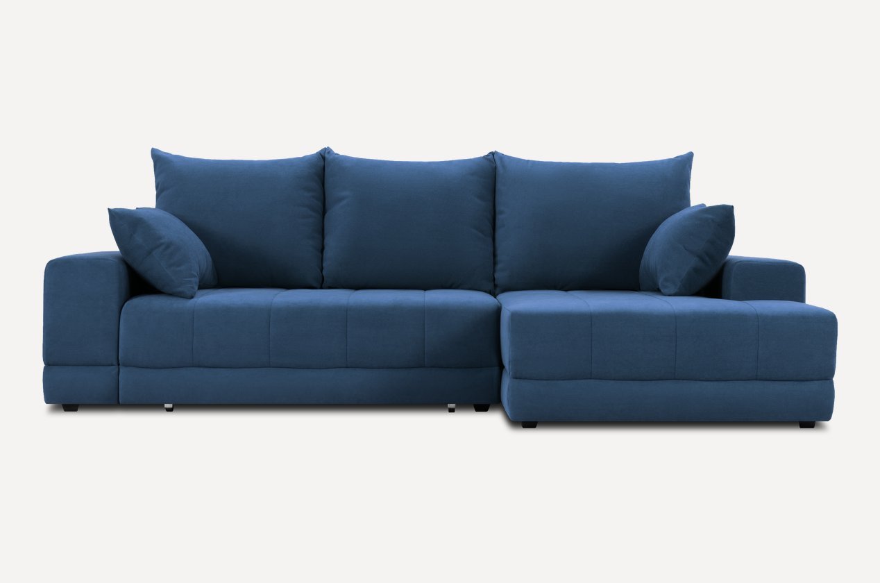 

Угловой диван Divan Дарол Velvet Navy Blue 254455 (синий)