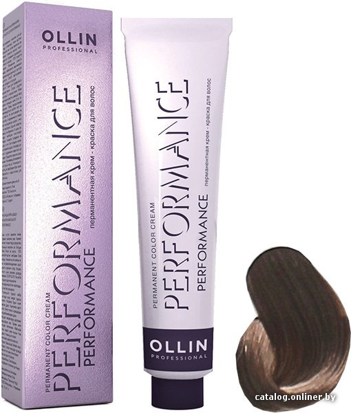 Крем-краска для волос Ollin Professional Performance 7/1 русый пепельный