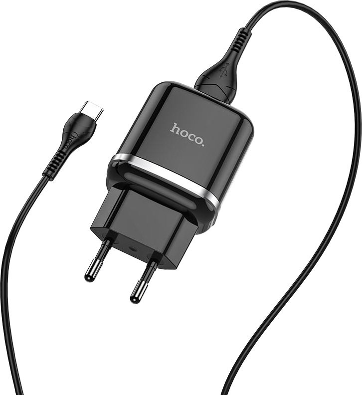 

Сетевое зарядное Hoco N3 USB Type-C (черный)