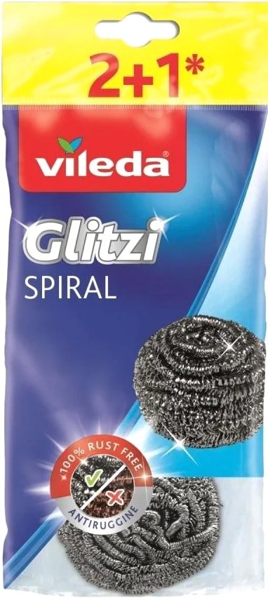 

Щетка Vileda из металлической спирали 2+1шт