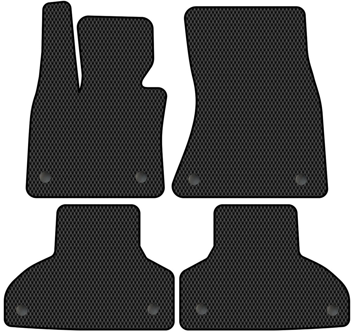 

Комплект ковриков для авто Alicosta BMW X5 III (suv, гибрид / F15) 2013 - 2018 (черный, ромб)