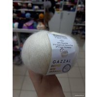 Пряжа для вязания Gazzal Super Kid Mohair 64414 25 г 237 м (белый)