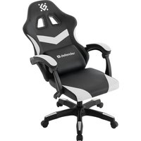 Игровое (геймерское) кресло Defender Runa (черный/белый)