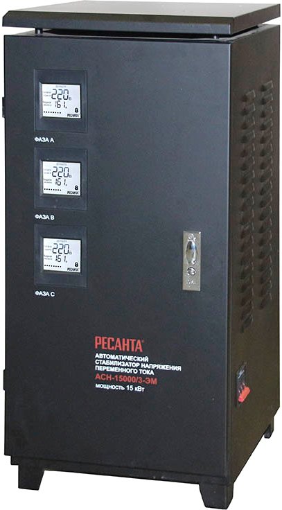 

Стабилизатор напряжения Ресанта АСН-15000/3-ЭМ