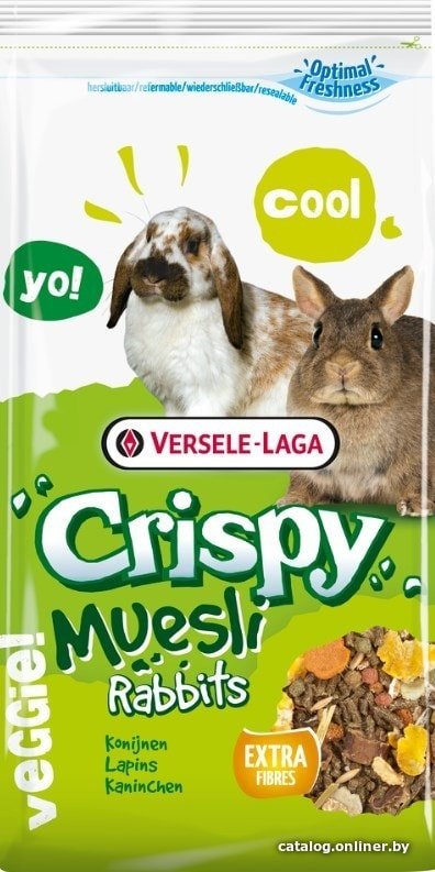 Корм для грызунов Versele Laga Crispy Muesli Rabbits 20 кг