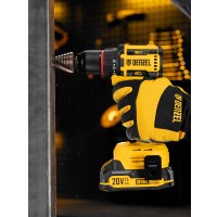 Дрель-шуруповерт Denzel CDH-BL-20 (с 2-мя АКБ, кейс)