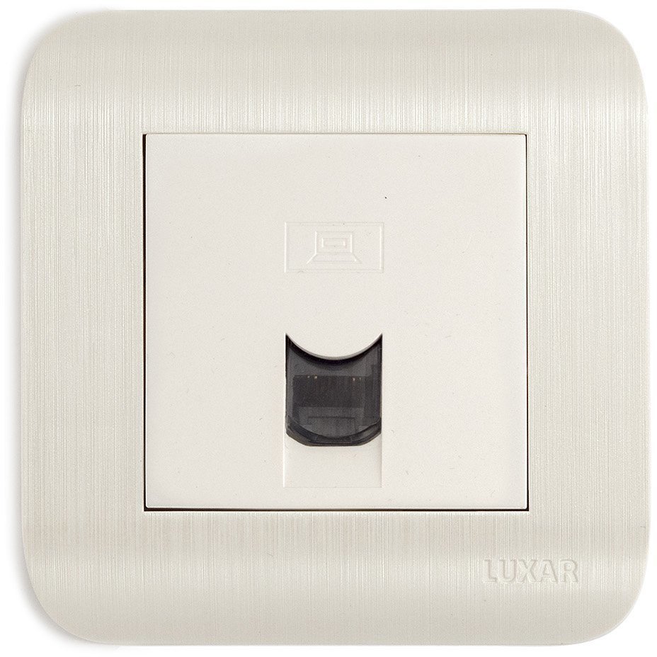 

Розетка компьютерная Luxar Deco 10.045.01 (белый)