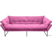 Диван Brioli Анико трехместный (велюр, luna 31)