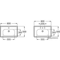 Умывальник Roca Carmen 3270A0000