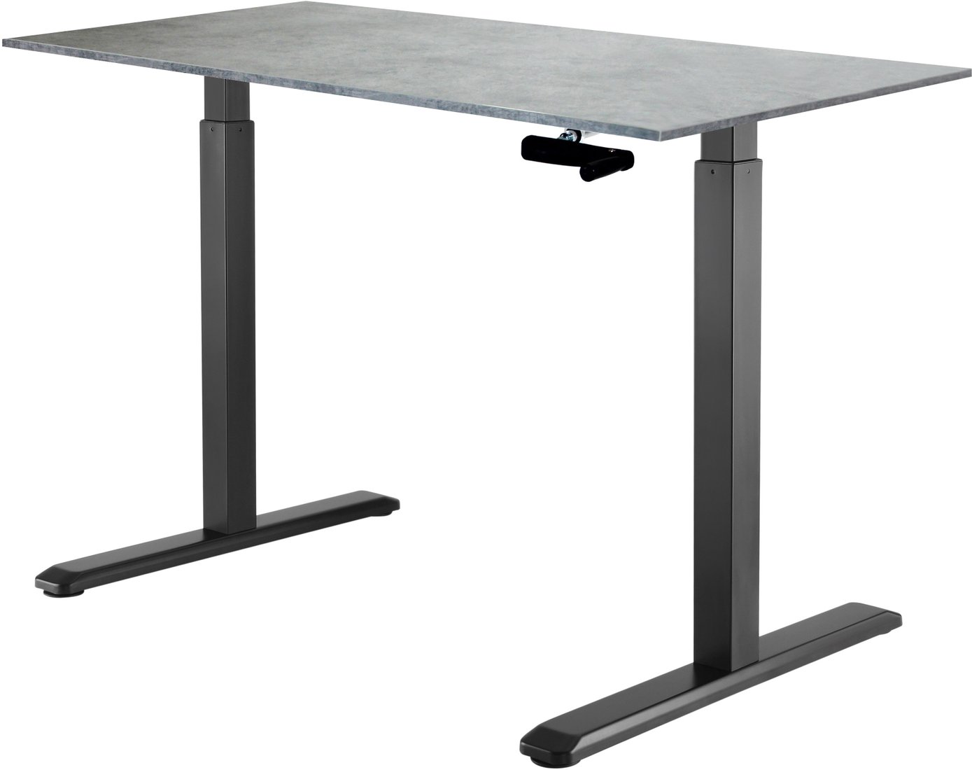 

Стол для работы стоя ErgoSmart Manual Desk 1380x800x18 мм (бетон чикаго светло-серый/черный)
