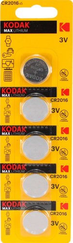 Батарейка Kodak Max CR2016 5 шт