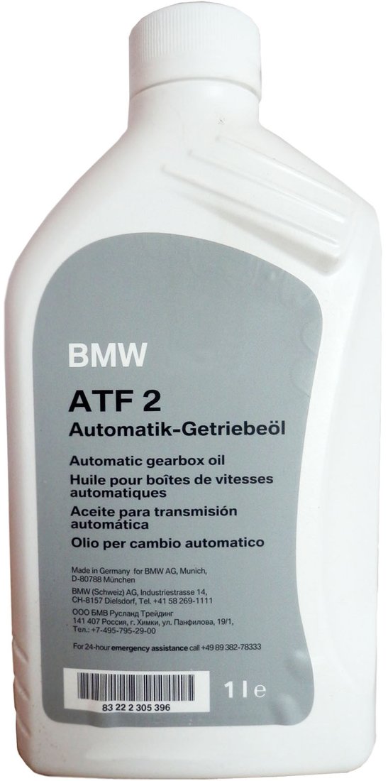 

Трансмиссионное масло BMW ATF-2 M 1375.4 1л (83220142516)