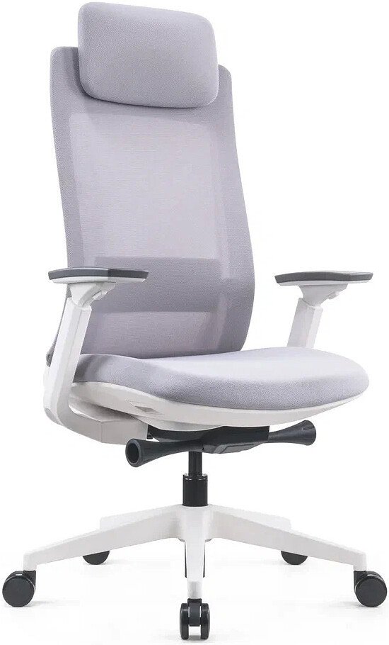 Офисное кресло SitZone E-VL002A-BS (сетка, ткань, пластик, серый)