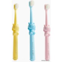Зубная щетка Happy Baby Медведь 20009 (желтый)