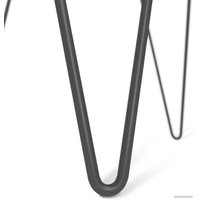 Журнальный столик Sheffilton SHT-CT27 (черный муар/черный глянец)