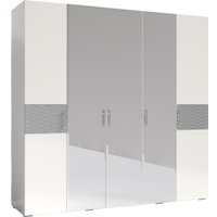 Шкаф распашной ФорестДекоГрупп Вена 5-х створчатый (белый/серый)