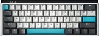 Клавиатура Durgod K330W Ion Storm (Gateron CAP V2 Crystal Blue)
