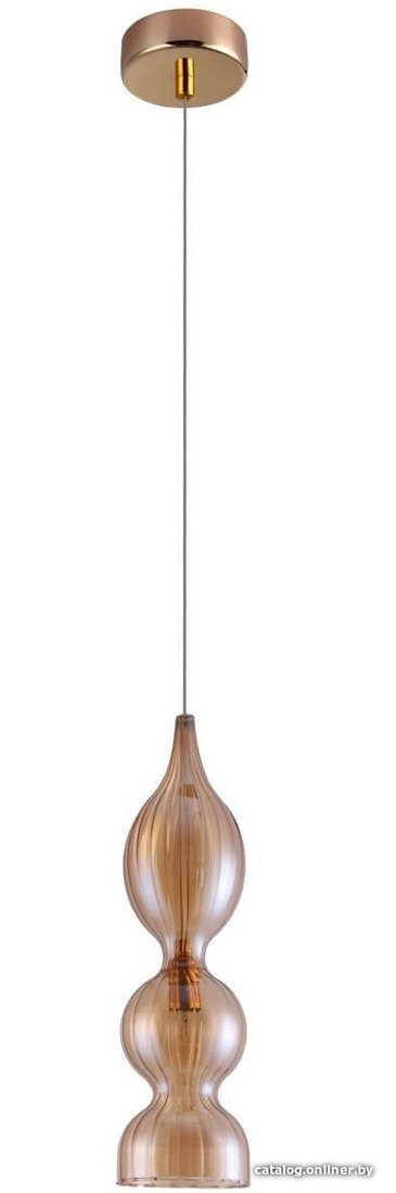Подвесная люстра Crystal Lux Iris SP1 B Amber