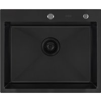 Кухонная мойка ARFEKA Eco AR 600*500 Black PVD Nano Decor
