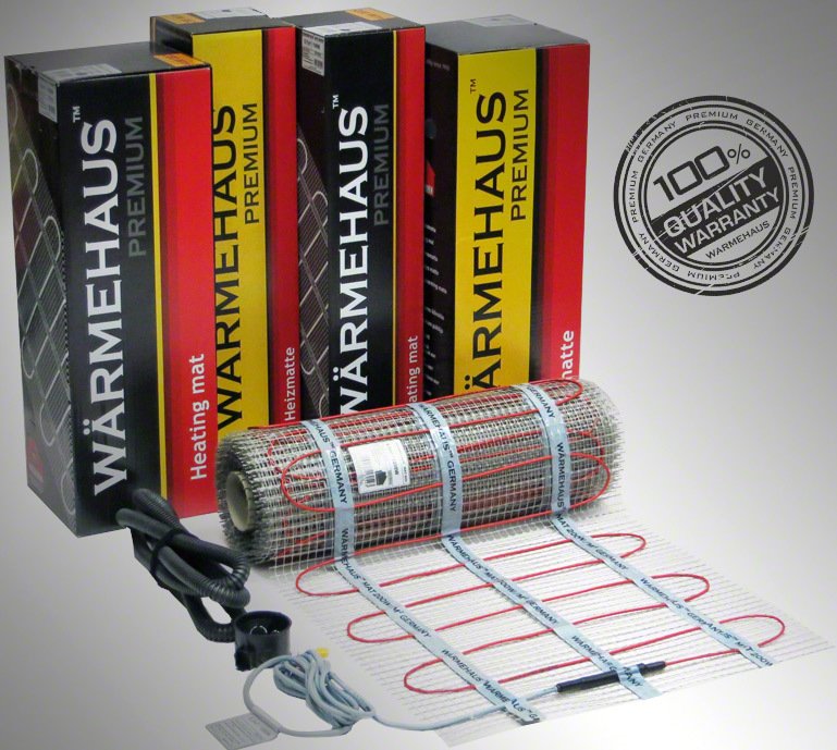 

Нагревательный мат Warmehaus MAT 200W 0.7 кв.м 140 Вт