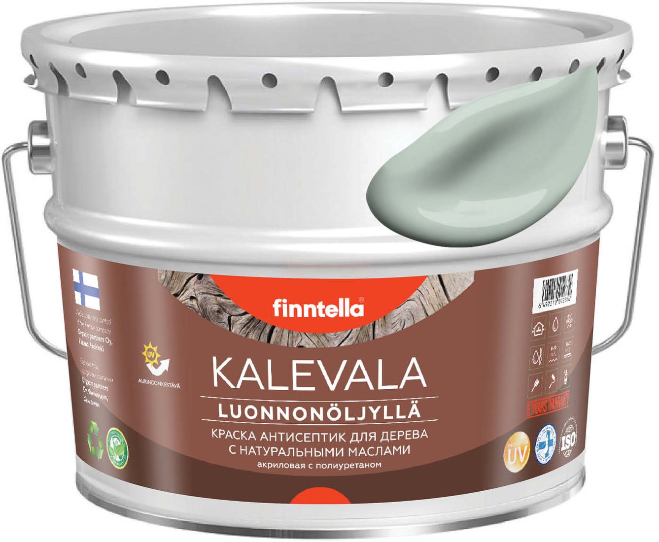 

Краска Finntella Kalevala Aave F-13-1-9-FL044 9 л (зеленый/серый)