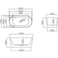 Ванна Lauter 21001A (отдельностоящая)