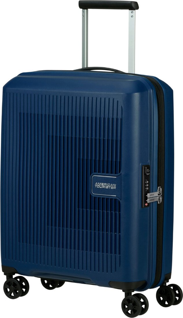 

Чемодан-спиннер American Tourister Aerostep Navy Blue 55 см