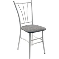 Стул ВВР Трилогия (серый/белый, рогожка)