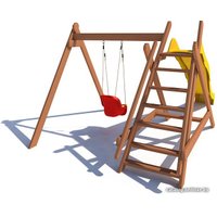 Игровой комплекс Anuka Детская горка с качелями