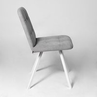 Стул Мамадома Rommy (b20 Silver Lux/белый)