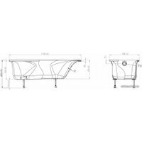 Ванна Astra-Form Вега 170x70