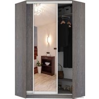 Шкаф-купе Кортекс-мебель Сенатор ШК30 Классика ДСП с зеркалом (береза)