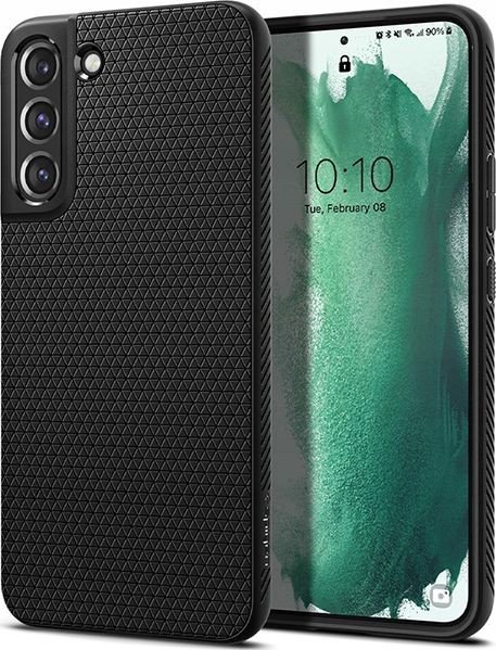 

Чехол для телефона Spigen Liquid Air для Galaxy S22 ACS03987 (черный)