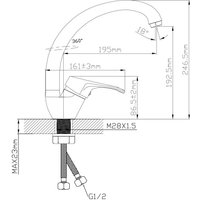 Смеситель AV Engineering AVBAS4-A294-459