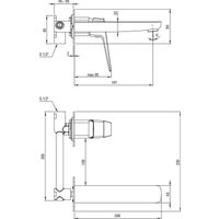 Смеситель Deante Blur Titanium BQL D54L